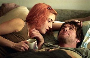 Kate Winslet and Jim Carrey make great bedfellows in "Eternal Sunshine of the Spotless Mind."